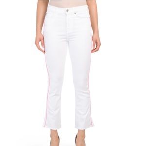 Seven Jeans NWT high waist white ankle flare 29